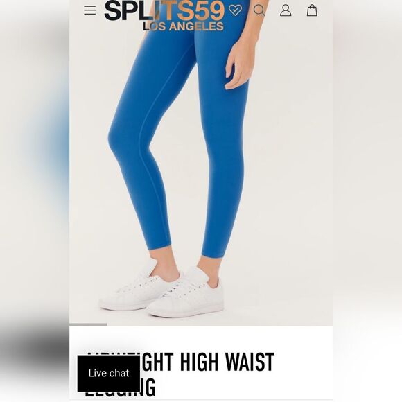 Splits59 Tread Techflex 7/8 Leggings in Azur size XS - Picture 1 of 11